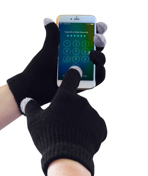 Touchscreen-fähige Handschuhe, Strickhandschuhe mit Touchfunktion