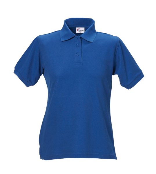 Damen Poloshirt 60 °C Grad waschbar blau Arbeitsshirt Arbeits-t-shirt tailliert