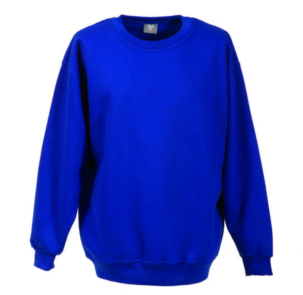 blauer Sweater Pullover Arbeitskleidung