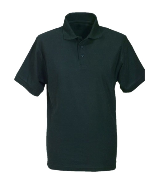 Arbeitsshirt Poloshirt 60 Grad Piqué waschbar schwarz